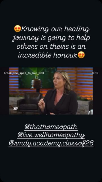 Cam’s story is going to go on to help others heal. Such a proud moment to know that our healing journey is going to help others on theirs🥰💪

Melissa Kupsch 🌾 Homeopath
Jasmine Sanders | Homeopath 
RMDY Class of 2026