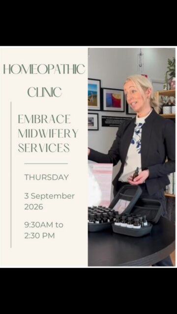 🌿 Embrace Clinic Reminder 🌿

Just a reminder that I’ll be at Embrace Clinic on Thursday, 3 September.

If you’ve been waiting for the right time to prioritise your health, this is your sign. ✨

🌿 Individualised homeopathic consultations for chronic conditions, women’s health, family wellbeing and more.

📩 A few appointments are still available, message me or contact @embracemidwiferyservices to book.

I look forward to seeing you there! 💚

#clinicreminder #embracemidwiferyservices #holistichealth #individualisedcare #ʙᴏᴏᴋɴᴏᴡ