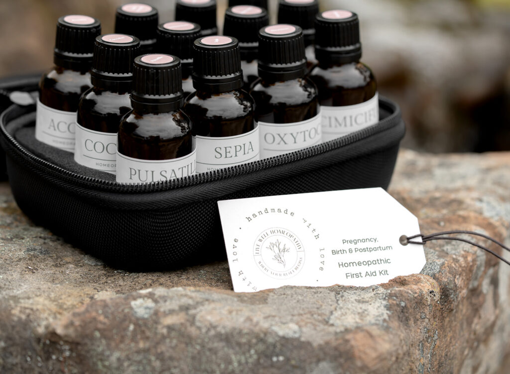 Pregnancy, Birth and Postpartum Homeopathic First Aid Kit (12 Piece)
