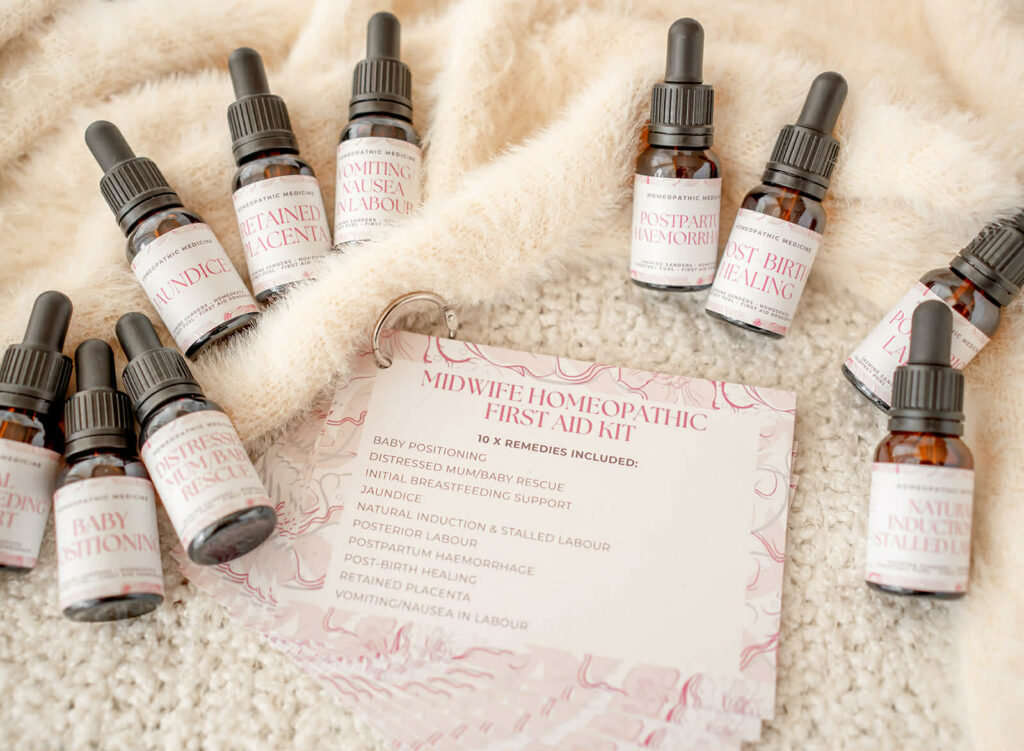 Midwife Homeopathic First Aid Kit